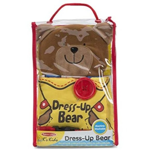 Melissa & Doug Soft Activity Baby Book - Dress Up Bear #9206 - Picture 6 of 6